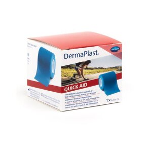 DermaPlast QuickAid, 6cmx2m, 1Stk, blau