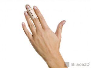 Stack Fingerschiene beige Gr.1, Fingerumfang 47mm, 2Stk