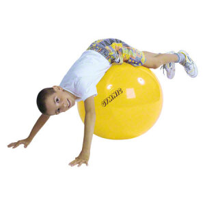 Gymnic Gymnastikball, Durchmesser 45cm, gelb